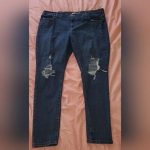 Levi's Ripped Skinny Jeans Size 20W